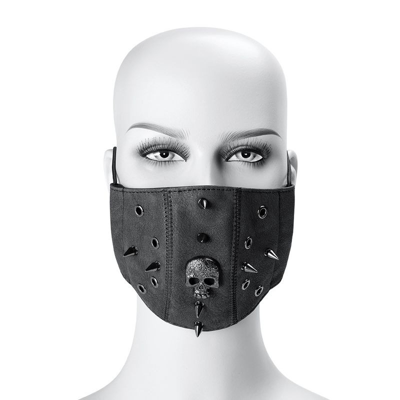2023 New Punk ROCK Skull Outdoor Mask With Filter For Dust Protection PM2.5_voghion.com