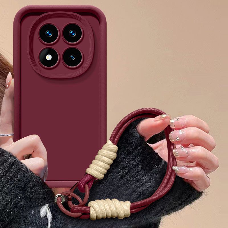 For Honor Magic 7 Lite Case Honor Magic7 Lite Phone Case Honor X9C Shockproof Silicone Cute Hand Strap Pure Cover_voghion.com