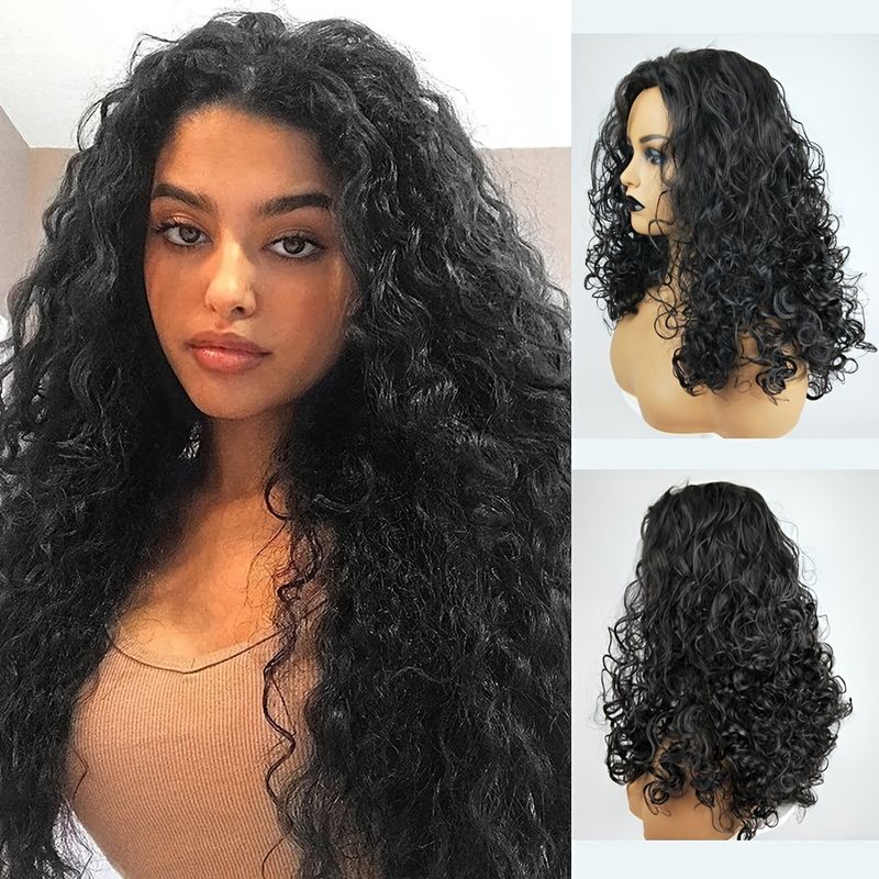 long curly hair full head wigs stable source of delivery spot_voghion.com