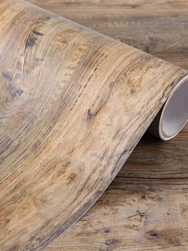 Ebenholz Selbstklebende Tapete Französisch Vintage Stil Hotel Restaurant Tee Bar Café Lässig Dekorative Wandaufkleber_voghion.com