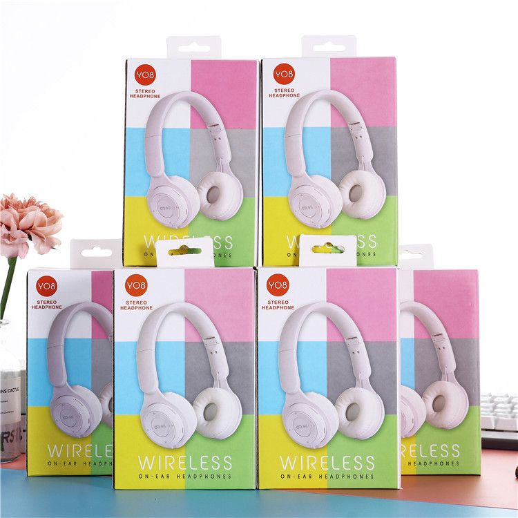 Macaron Y08 Head-mounted Folding Wireless Card Exquisite Small Card Fashion Student_voghion.com