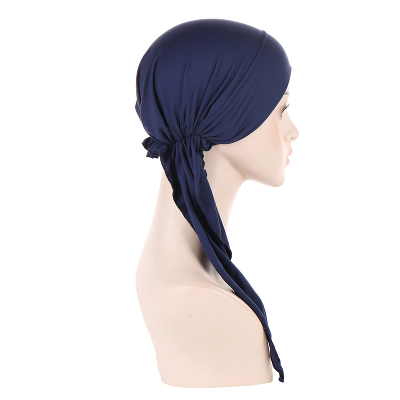 Cappelli da donna Nuovo cappello turbante a tesa larga multicolore Cappello curvo Cappello turbante Cappello da donna musulmano_voghion.com