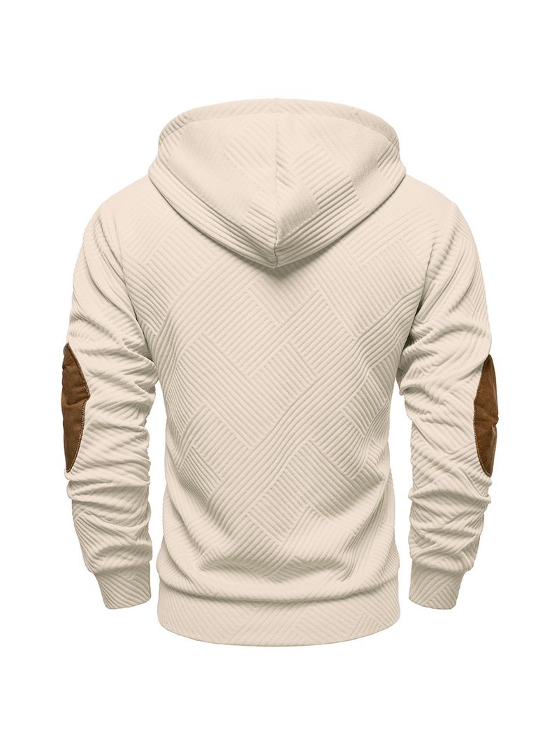 Felpa con cappuccio casual da uomo, nuova, semplice e alla moda, a maniche lunghe, sportiva_voghion.com