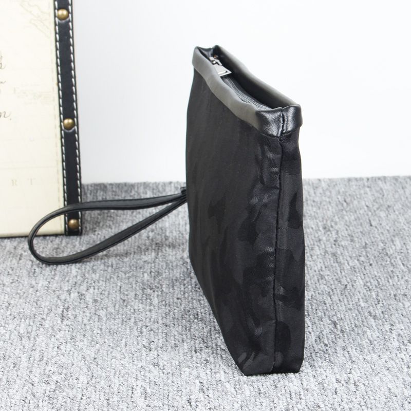 Bolso de mano para hombre, bolso de muñeca de gran capacidad, bolso de mano de tela Oxford, bolso de mano de nailon, bolso informal, bolso de mano de camuflaje para teléfono móvil._voghion.com