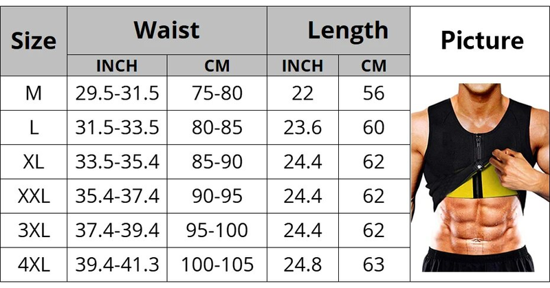 Meeste keha vormija vöötreeneri saunaülikond higivest salendav aluspesu kaalulangetussärk rasvapõleti treeningpaagi topid_voghion.com