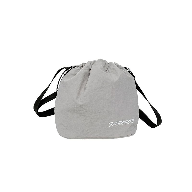 Zaino con coulisse e secchiello di grande capacità per donna, borsa a tracolla casual estiva 2025_voghion.com