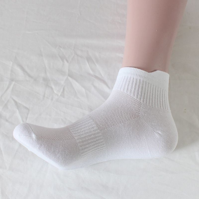 Sportsocken Neue Sportsocken Frühlings- und Sommersocken aus dünnem Netzgewebe für Herren und Damen mit Ohrenlifting und mittelhohem Schlauch, schweißabsorbierende Baumwollsocken_voghion.com