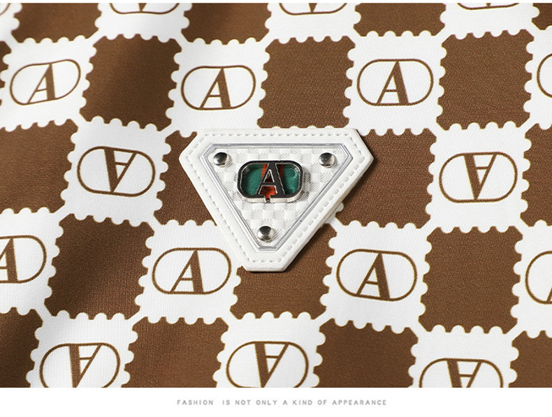 Bedruckter Mantel für Herrenbekleidung. Pop-Mantel mit Baseballkragen für Jugendliche_voghion.com