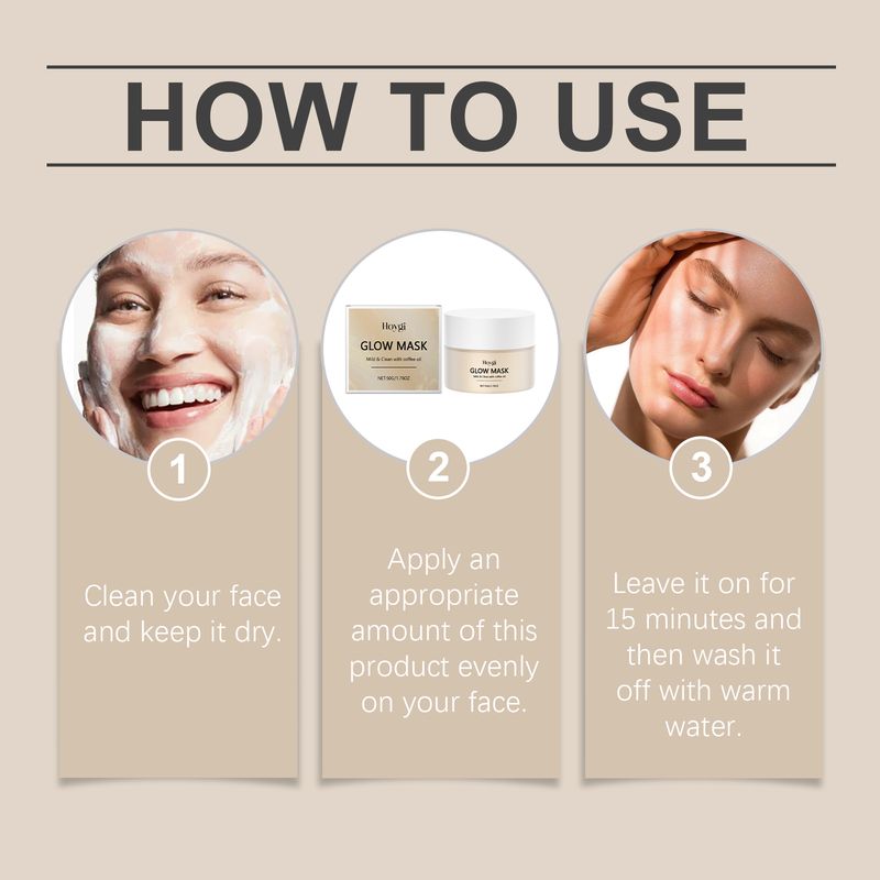 Hoygi Brightening Mask Clean, Hydrating, Moisturizing, Firming, And Brightening Skin With Portable Facial Mask_voghion.com