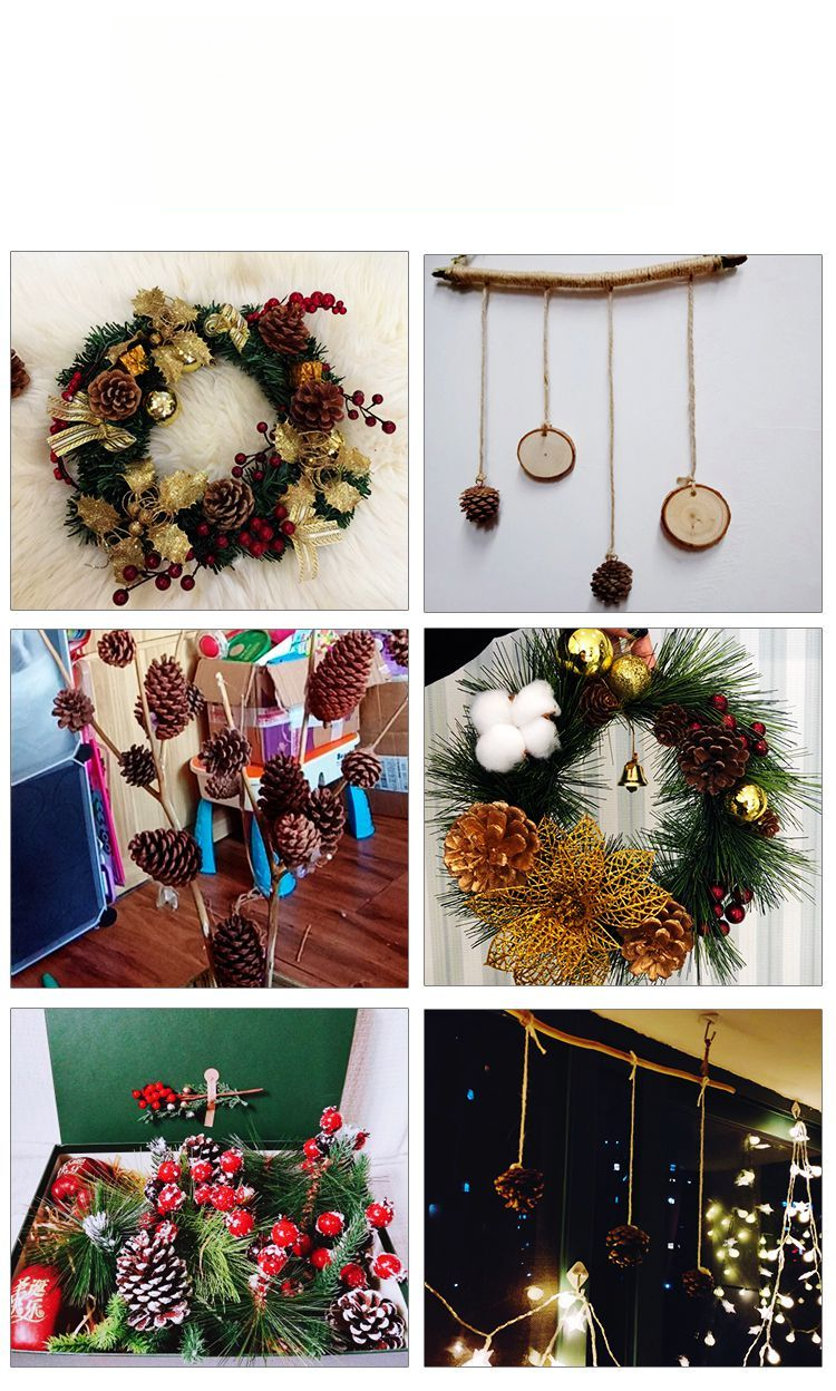 Decoration Pine Cone Acorn Flower Handmade DIY Forest Kindergarten Environmental Creation Dried Branches Wild Creative_voghion.com