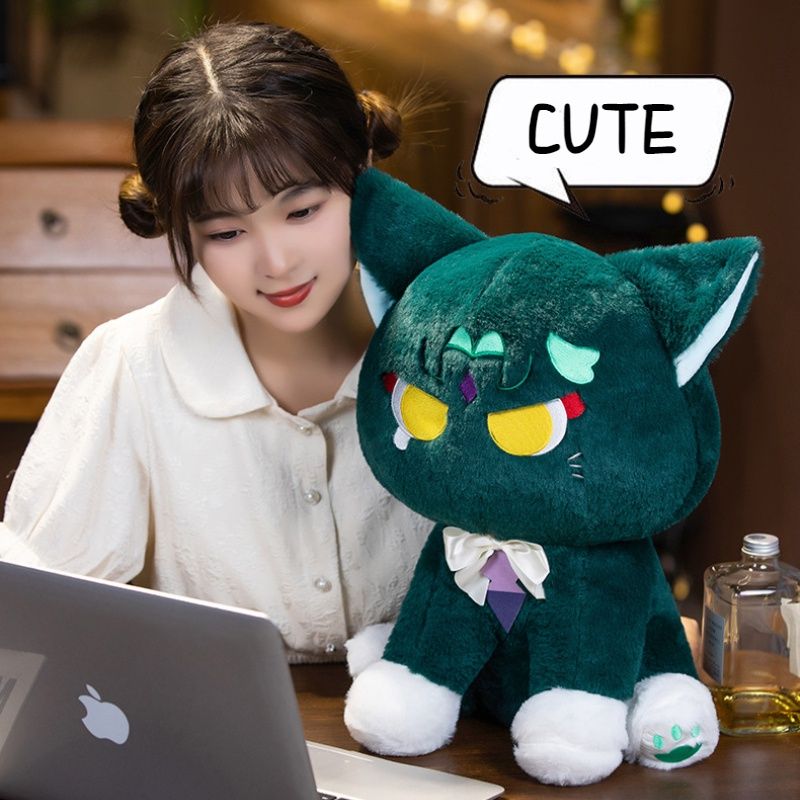 Cat Xiongmao Plush Large Doll Cute And Soft Stuffed Toy For Genshin Impact Fans Gift For Youth 42cm Years Size_voghion.com