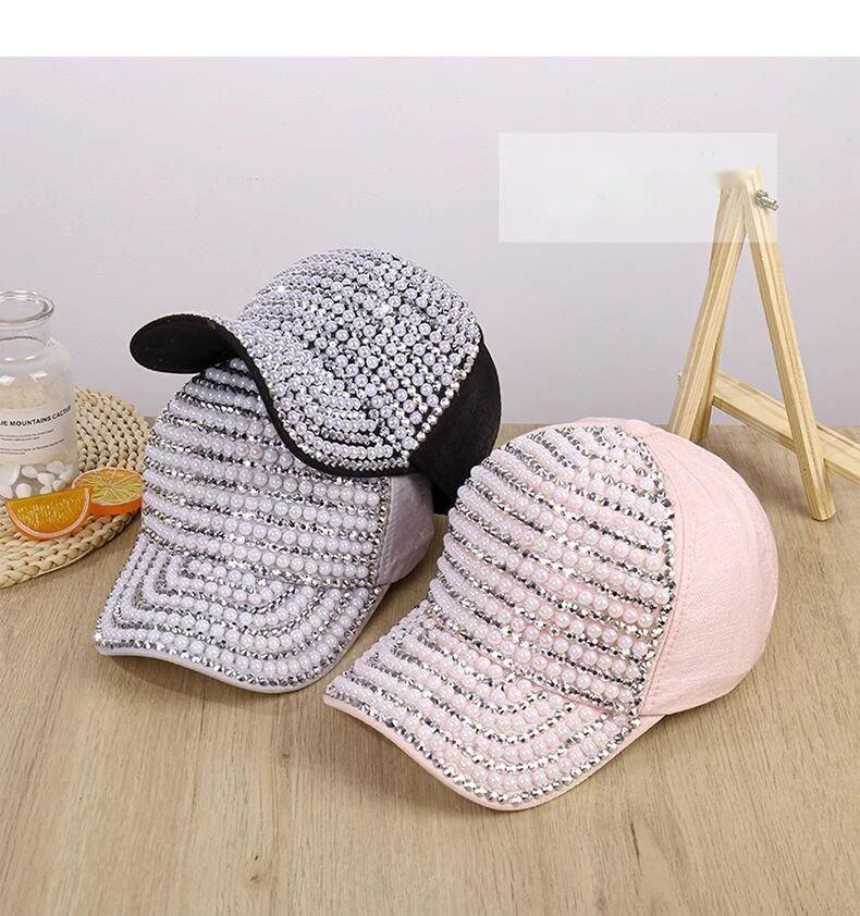 Nei Pearl Baseball Damen Hardtop Fréijoer/Summer Outdoor Sport Strooss Sonneschutz Hutt_voghion.com