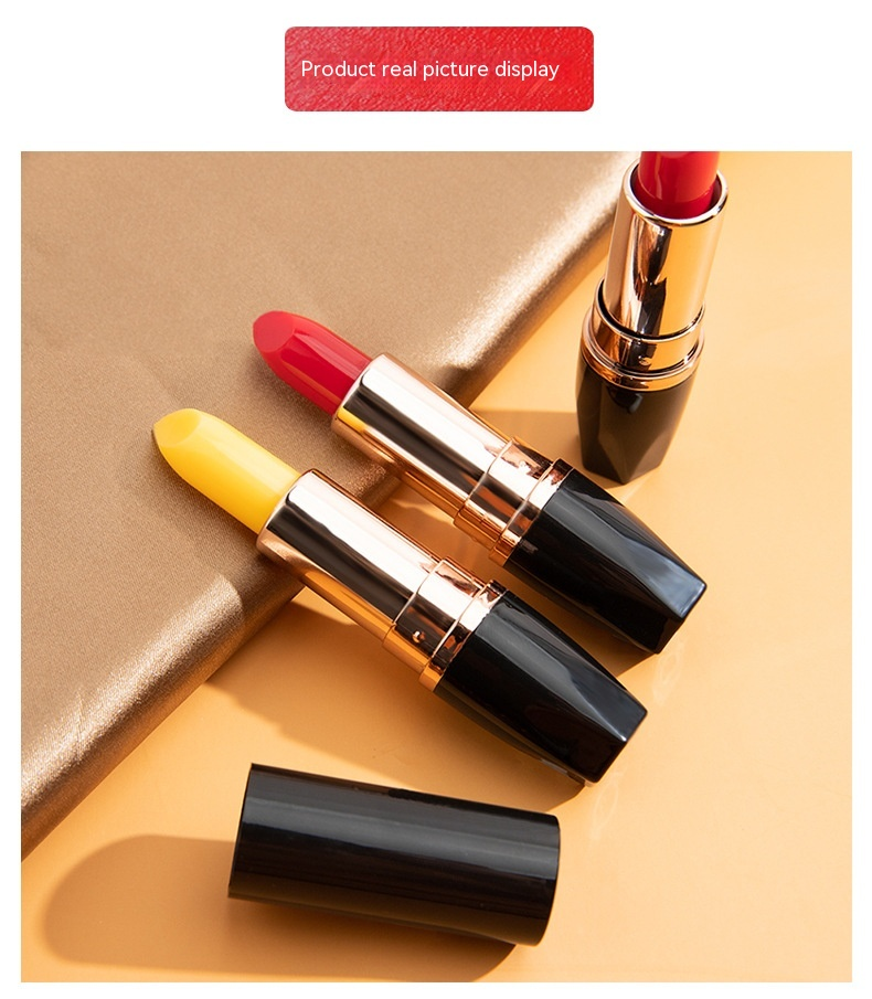 YANQINA carotene red cherry color changing moisturizing, fading, non staining cup waterproof lipstick_voghion.com