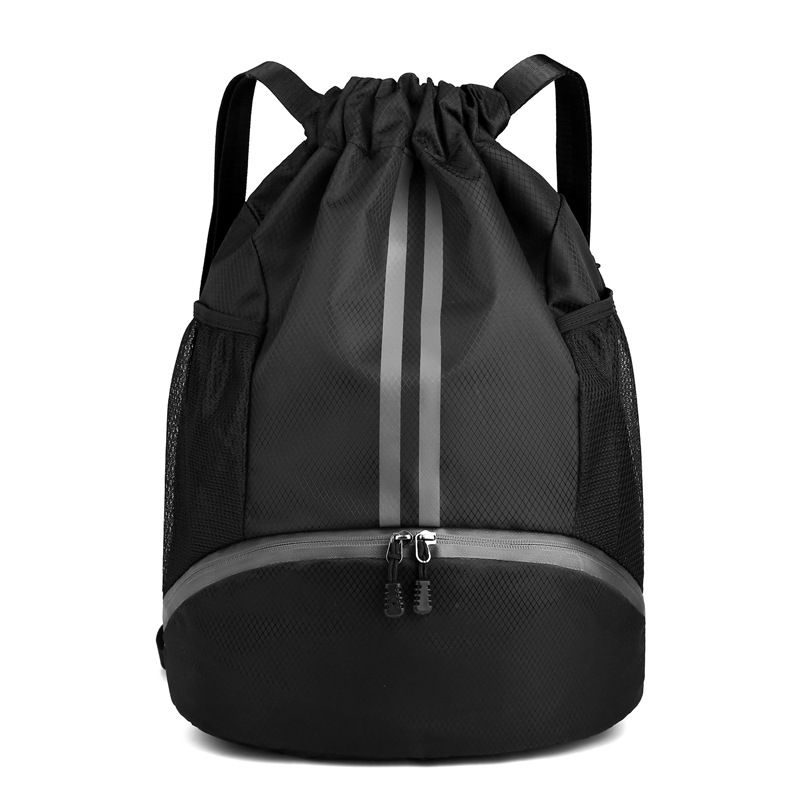 Suitable For All Seasons Casual Backpack Dry And Wet Separation Sports Fitness Drawstring Printed Storage Bag_voghion.com