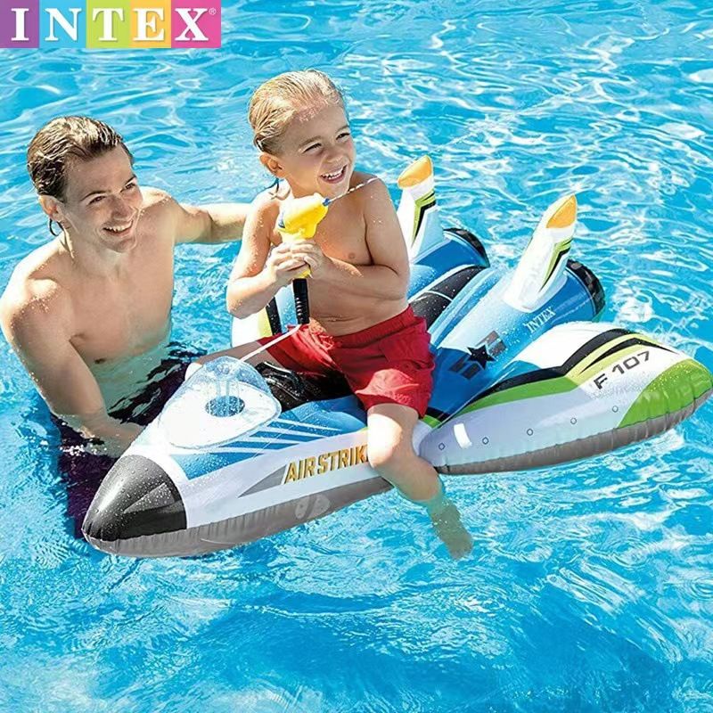 INTEX Ride-On Inflatable Toy Children's Pool Animal Float Water Play_voghion.com