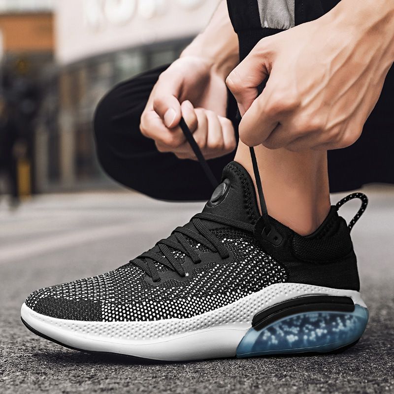 Unbeatable Quality Running Ultra Light Running 2020 New Particle Sports Air Cushion Live Broadcast Goods Breathable Men's Shoes_voghion.com