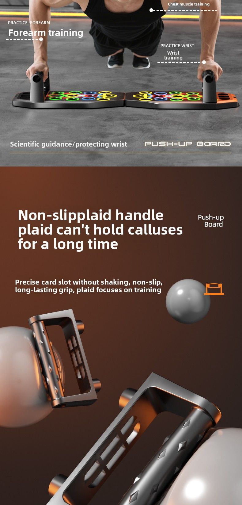 Multi-functional Auxiliary Device For Men And Women Abdominal Chest Muscle Home Fitness Artifact Push-up Rack Board_voghion.com