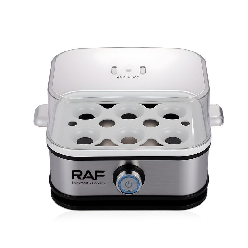 RAF EU Standard Steamer Household Multifunctional Small Breakfast Appliance Egg Cooker Anti-Dry Burn Automatic Power Off_voghion.com
