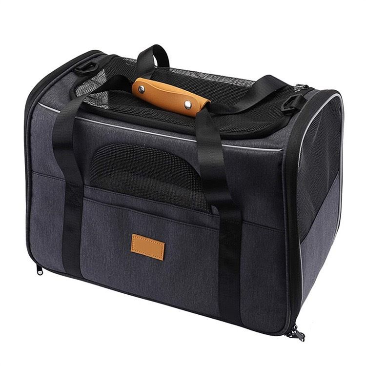 Foldable Cat For Small Dogs And Cats, Outdoor Breathable Single Shoulder Handheld Pet Bag, Portable Car Carrier Bag_voghion.com