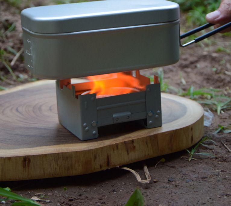 Outdoor Camping Portable Solid Alcohol German Style Folding Cartridge Stove Foldable_voghion.com