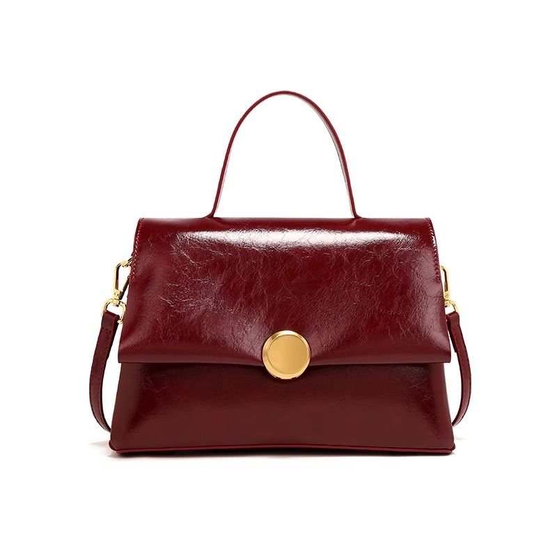 Borsa a tracolla da pendolare di alta qualità, stile da sposa rosso 2025, regalo di Capodanno per donna_voghion.com