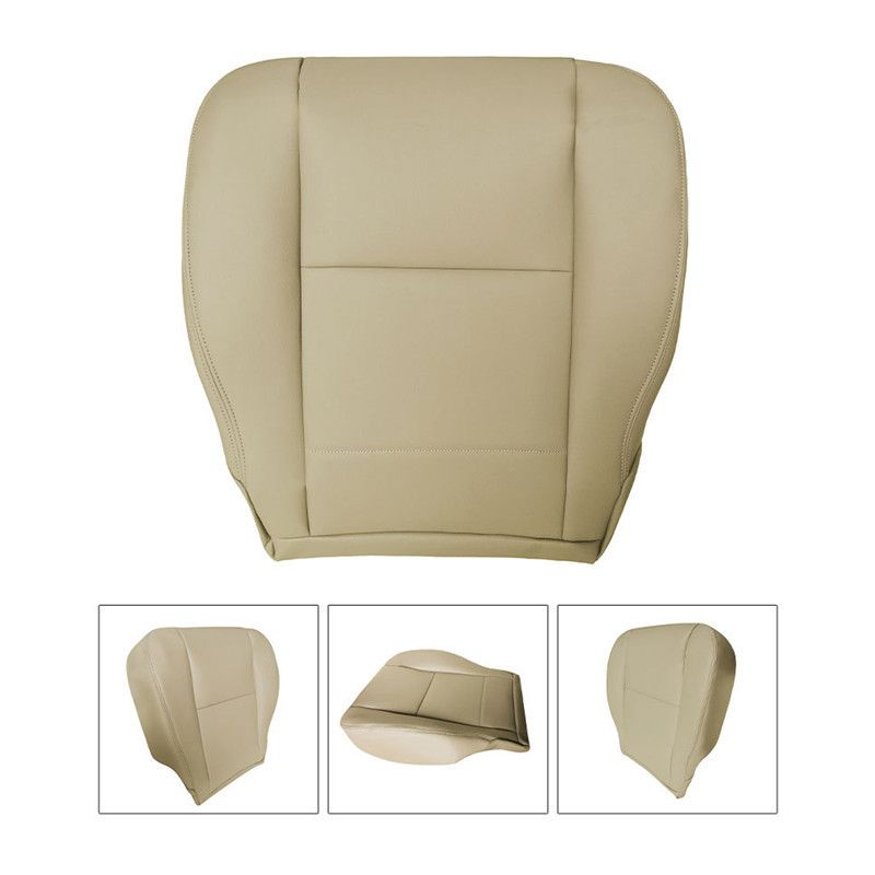 Coprisedile inferiore in pelle beige per Toyota SEQUOIA Tundra 2000-2004 lato conducente_voghion.com