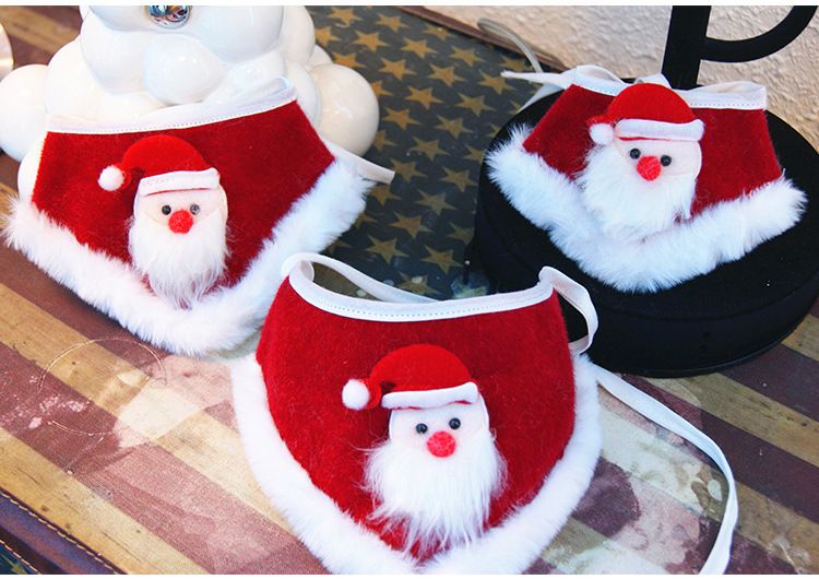 Eșarfă decorativă de Crăciun pentru animale de companie, eșarfă pentru câini, eșarfă pentru pisici, bavetă cu papion de Halloween_voghion.com