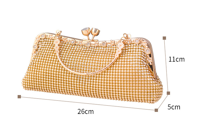 Pochette de soirée Rhie pour célébrités, mode européenne et américaine, oblique, nouvelle pochette polyvalente pour femmes_voghion.com