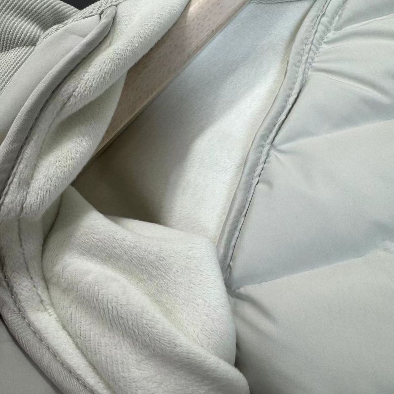 Di+ Cabinet 3000+90 White Duck Autumn Winter Men's Hooded Down Jacket Coat Patchwork Casual Simple Lightweight Style_voghion.com