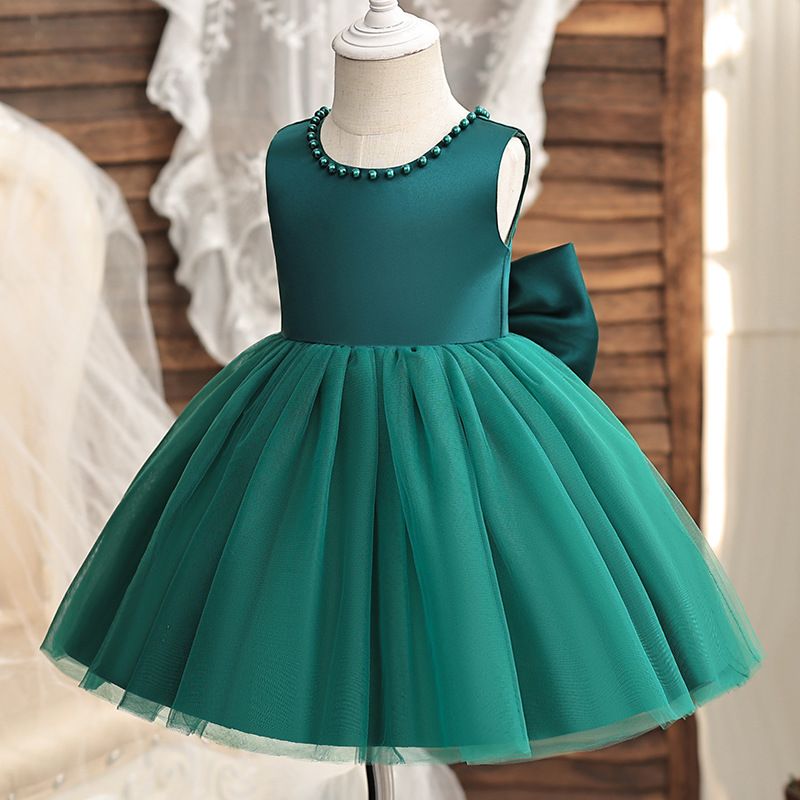 Kinderkleding Meisjes Prinsessenjurk Kinderbruidsjurk Bloemenmeisjesjurk Gastheer Pianovoorstelling Kostuum Pluizige Gaasrok Gastheer_voghion.com