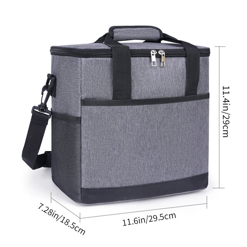 Tragbare multifunktionale Isoliertasche für Eis-Crossbody-Schulter-Picknick-Lunchbox mit großer Kapazität_voghion.com
