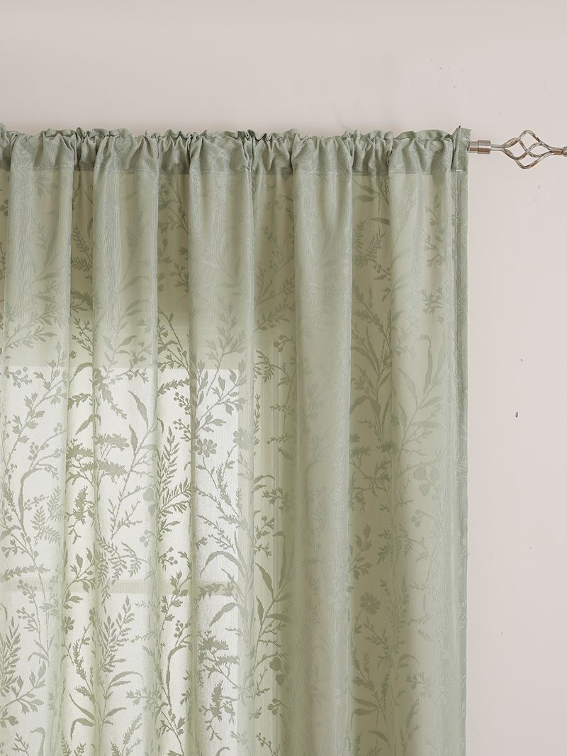 Tende trasparenti in pizzo, tende semi-trasparenti in poliestere, pronte all'uso, per soggiorno, camera da letto, vintage, floreali, boho chic, filtraggio della luce, privacy_voghion.com