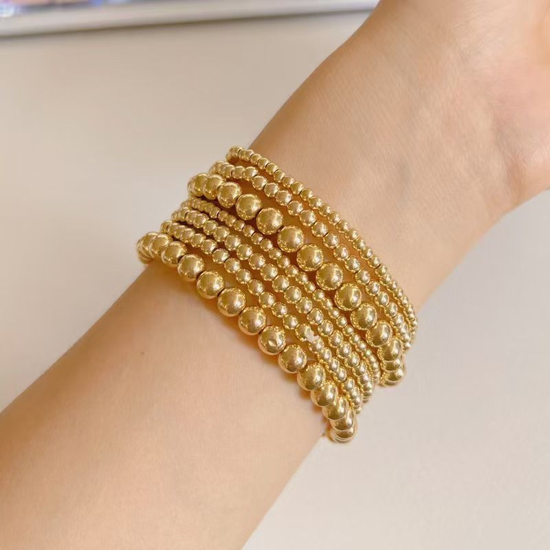 Light Luxury Set Couple Beach Style CCB Beaded Bracelet Combination Jewelry_voghion.com