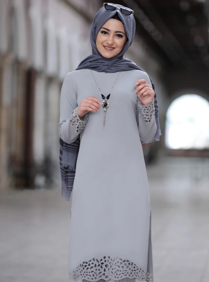 Women's Clothing Abaya Robe Set Burnt Flower Dress Two piece Spring Outfit_voghion.com