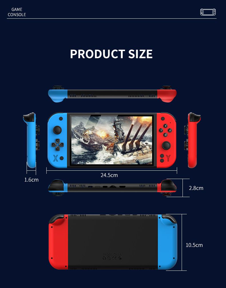Console per videogiochi Nuova console portatile G90, regalo di San Valentino per bambini, nostalgica, retrò, fidanzato, arcade, portatile_voghion.com