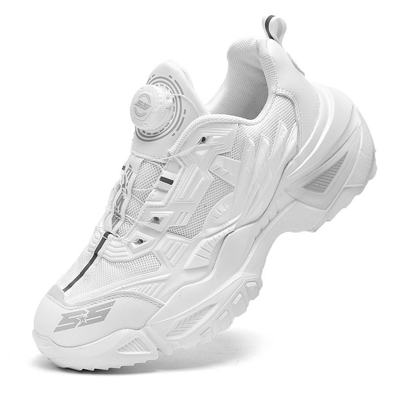 ShoeVault Frühlings-Sneaker mit dicker Sohle, Dad-Style, Schwarz, Warrior-Stil, Freizeit, Laufen, Dunkel, God of War-Stil, Paar, Internet-Prominente, gleicher Stil, Trendy_voghion.com