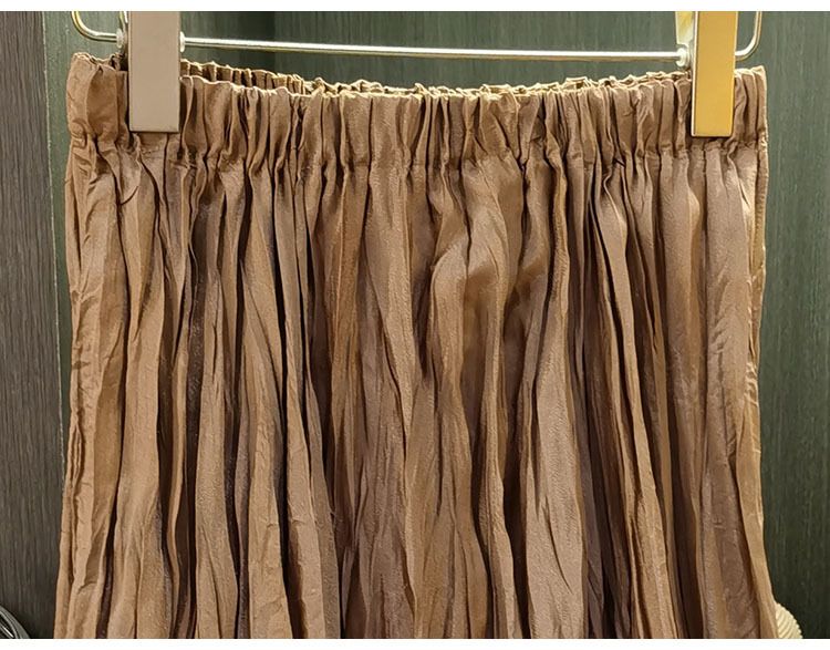 Vêtements pour femmes de haute qualité faits à la main en velours à fleurs plissées haut jupe deux pièces costume tempérament mode costume femme automne nouveau style_voghion.com