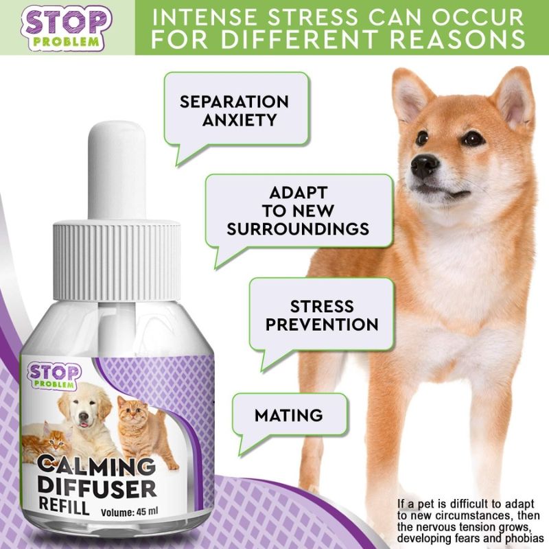 Relief Calm Anti N Pet Plug With Anxiety Calming In Aggression Cat Feline Stress Help Products Cats Comfort Pheromones Diffuser_voghion.com