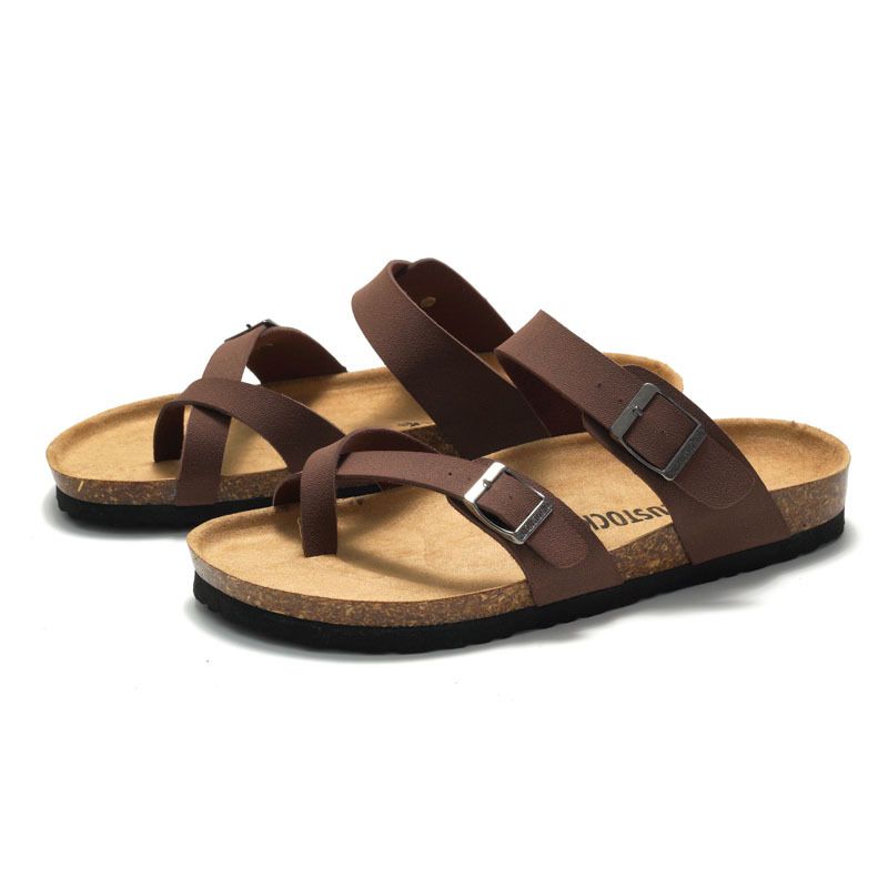 Ruixu Neue Herbst- und Sommer-Hausschuhe aus weichem Holz für Damen, trendige Flip-Flops für Herren, Paar-Strandschuhe, wasserabweisende Oberbekleidung_voghion.com
