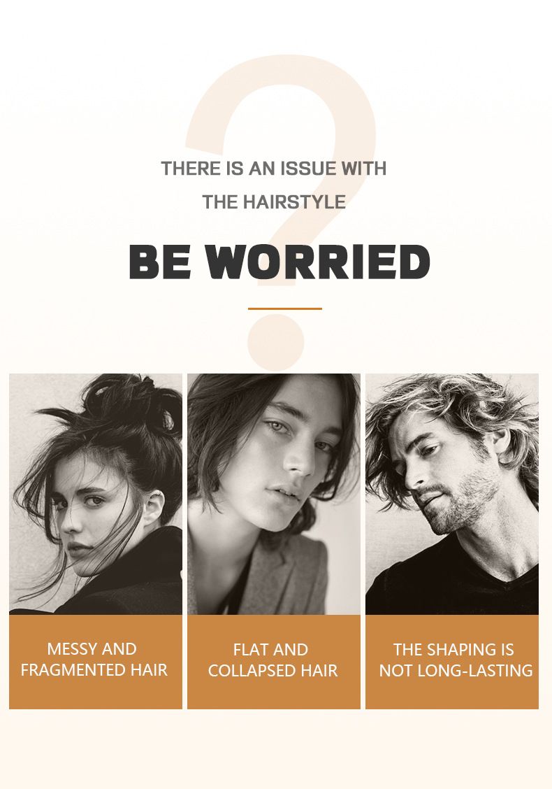 FLASH MOMENT Sorting Shattered Mud Solid Paste Styling Hair Wax Stick_voghion.com