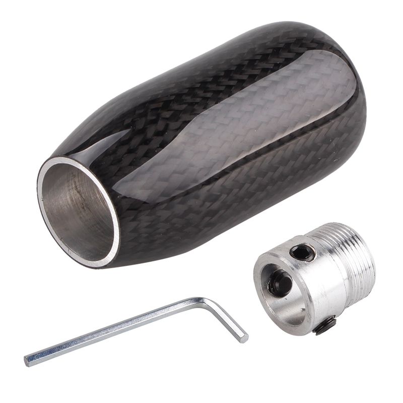 Leva del cambio in fibra di carbonio Testa del cambio Cambio manuale con adattatore limitatore pomello cambio Modifica auto SFN113_voghion.com