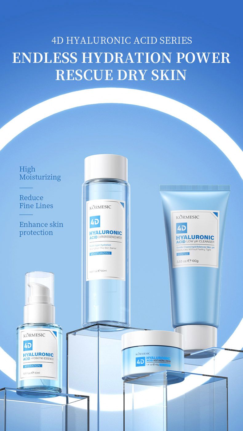KORMESIC Hyaluronic Acid Moisturizing Kit, Hydrating And Soothing Cream_voghion.com
