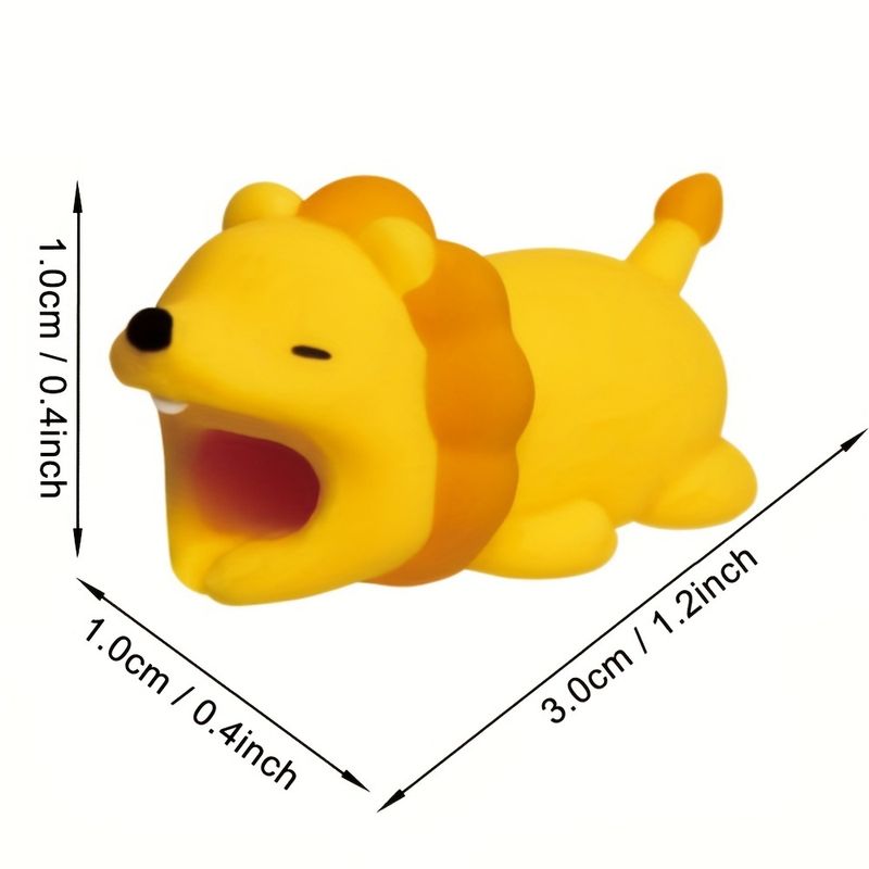 1 Pack Cute Bite Cartoon Animal Cable Protector Cord Wire Protection Mini Cover Charging Cable Winder High Quality Protector New_voghion.com