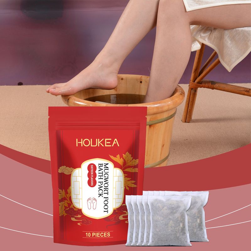 Kräuterfußbadebeutel zur komfortablen täglichen Reinigung und Feuchtigkeitsversorgung. Pflanzliche Inhaltsstoffe für die Fußpflege_voghion.com