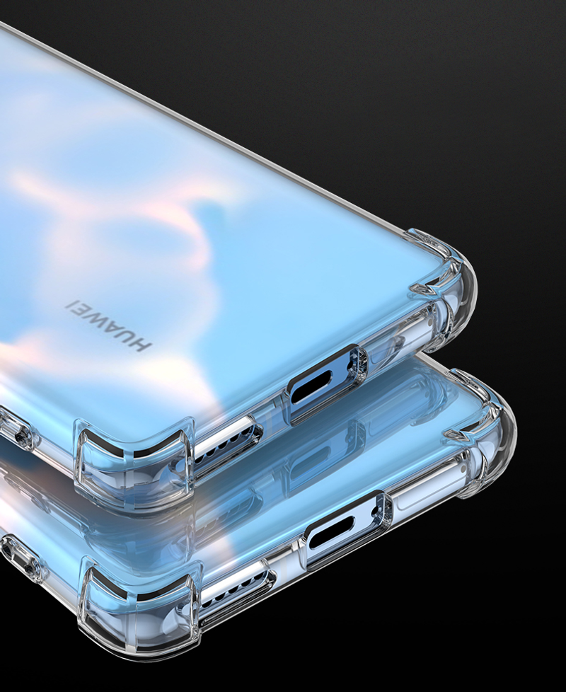 Nárazuvzdorné čiré silikonové pouzdro pro Huawei P50 P40 P30 P20 Lite Nova 8 7 Pro Se Ultra tenký měkký kryt_voghion.com
