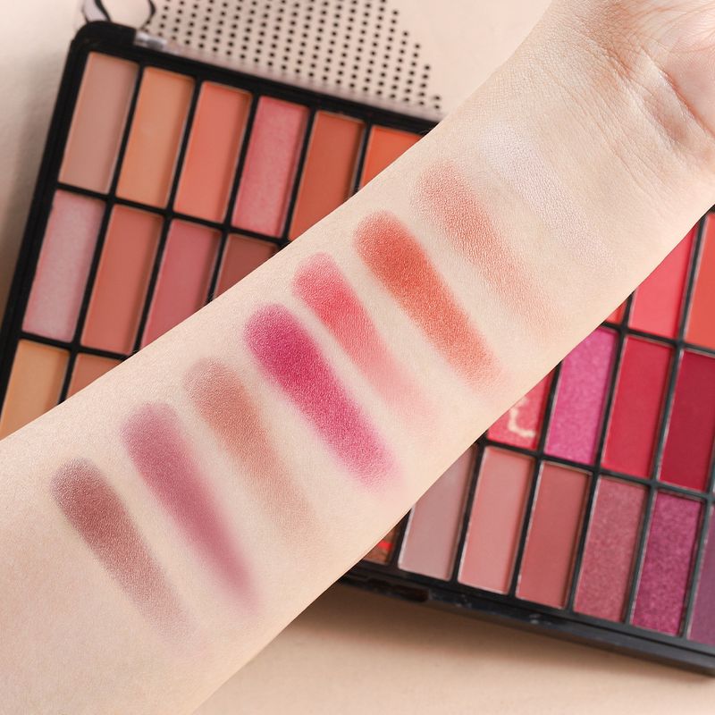Sombra de ojos de color mate de treinta y nueve placas recomendada, color perla grande, resistente al agua, para fiesta de estudiantes, maquillaje asequible_voghion.com
