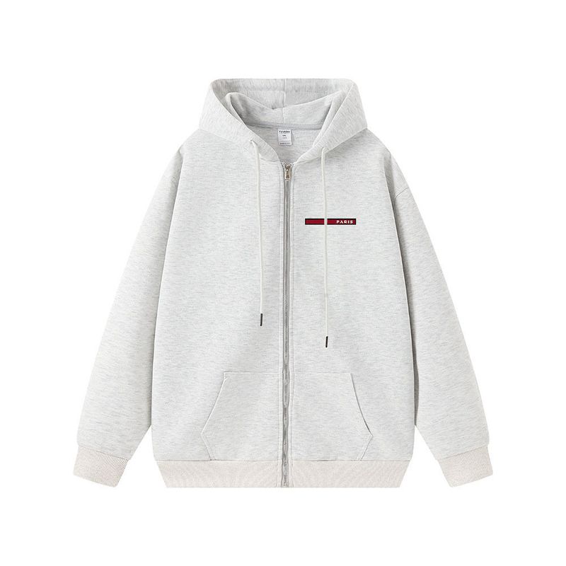 Ropa para hombre 25 Sudadera gruesa para hombre, estilo primavera y otoño, americana, doble capa, versátil, color sólido, chaqueta con capucha de marca de moda 03_voghion.com