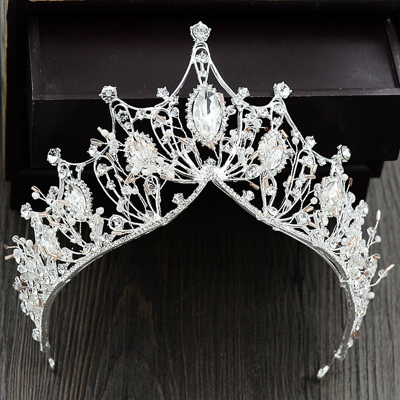 Accessori per capelli in cristallo atmosferico con corona barocca retrò europea e americana transfrontaliera fatta a mano all'ingrosso in magazzino_voghion.com
