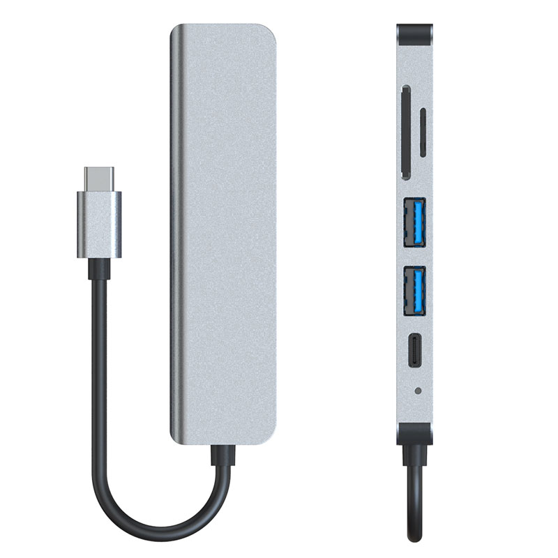 Mosible USB C Hub zu HDMI-kompatibler Rj45 VGA Adapter OTG Thunderbolt 3 Dock mit PD TF SD Jack3,5mm für MacBook Pro/Air M1 M2_voghion.com