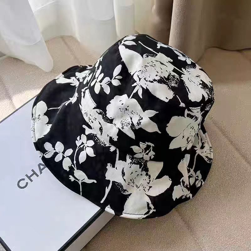 Summer New Foldable Sunshade Sunscreen Sun Hat UV Protection Printed Bucket Hat_voghion.com